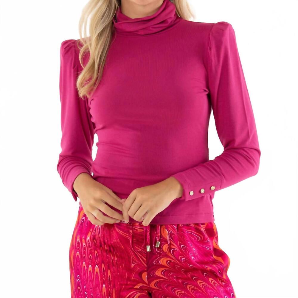 NEW EMILY MCCARTHY tessa top in rose violet